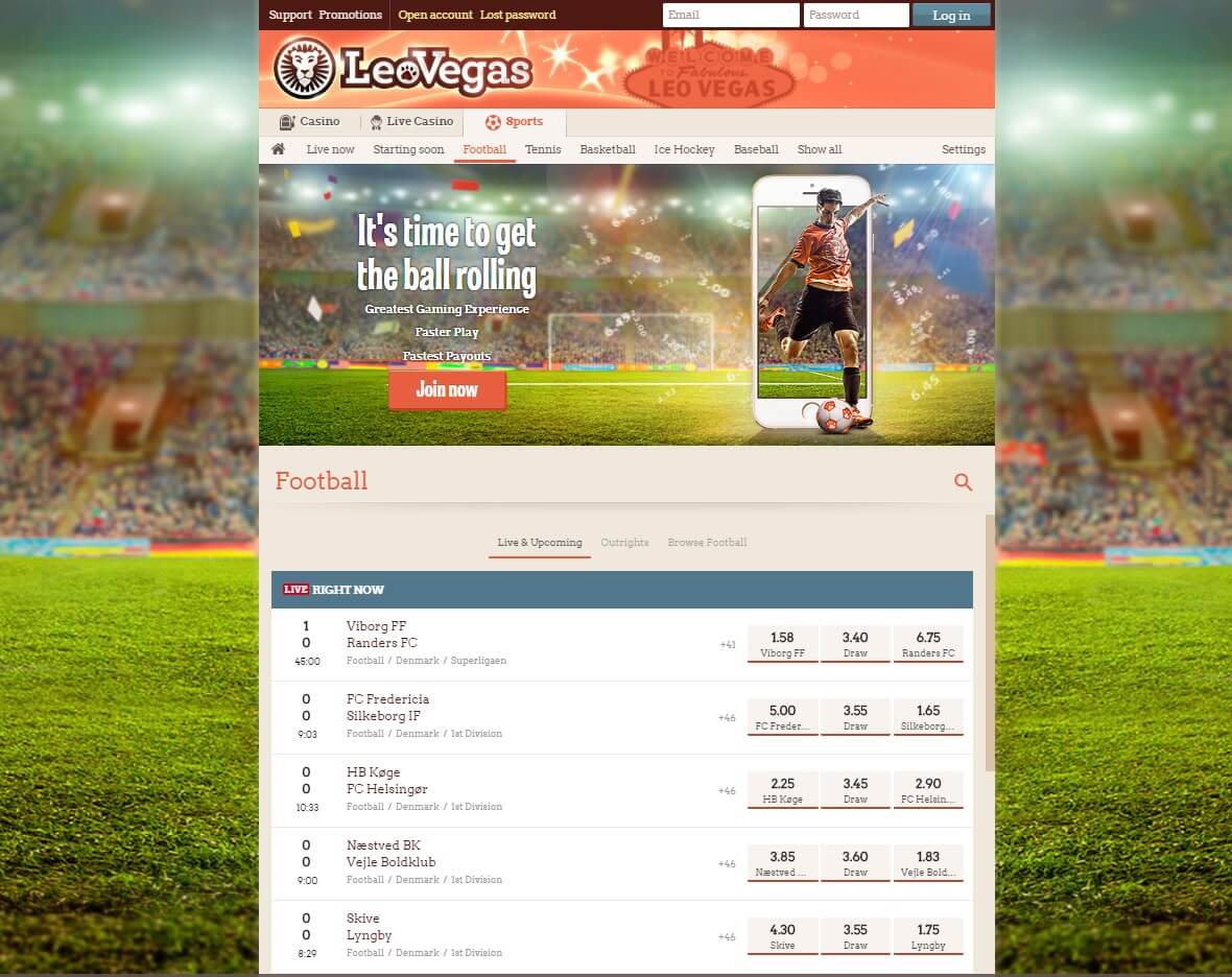 leovegas sportsbook